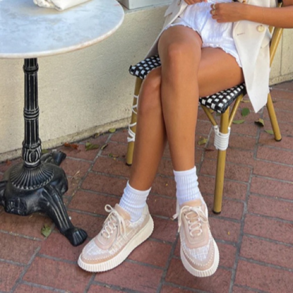 NWOT Dolce Vita Dolen Woven Plaid Sneaker